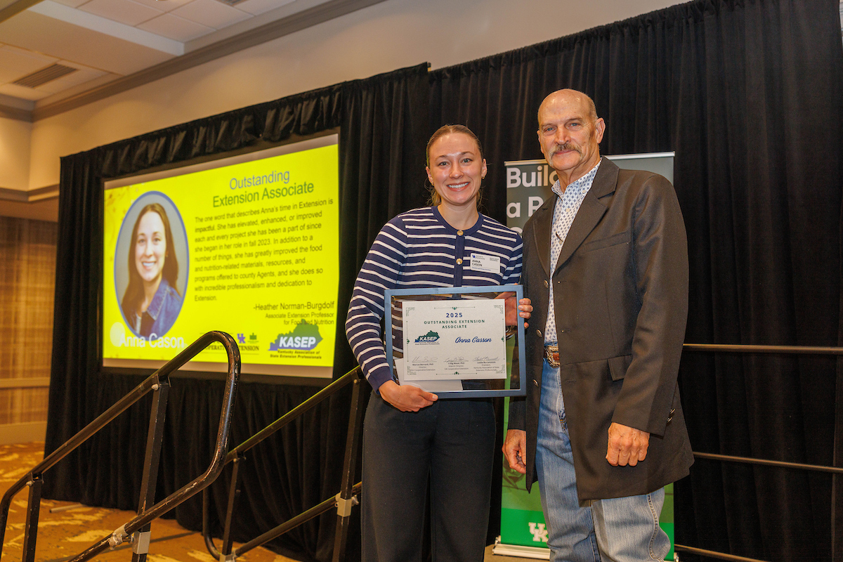 KASEP 2025 Outstanding Extension Associate award